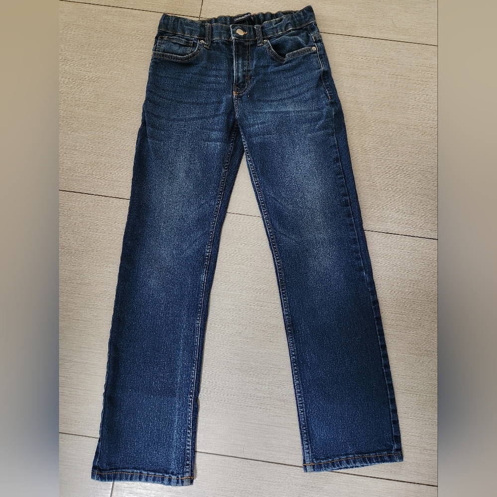 CALVIN KLEIN Big Boys Slim-Straight Jeans - DARK BLUE - SIZE 14